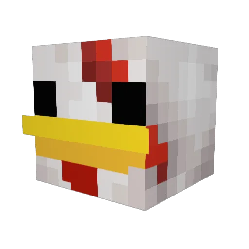 SmurfToAGod Minecraft avatar head, 3D render