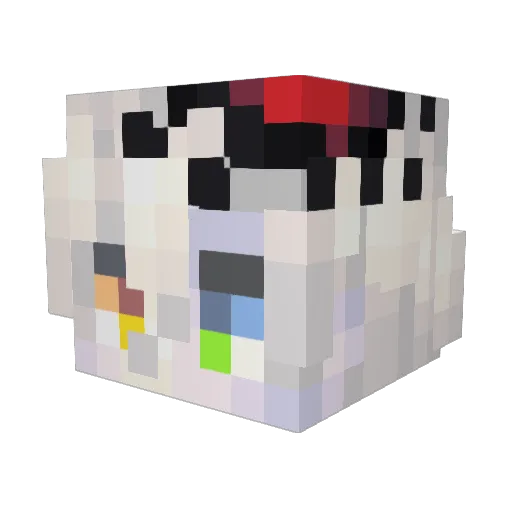 Smurfettte21 Minecraft avatar head, 3D render