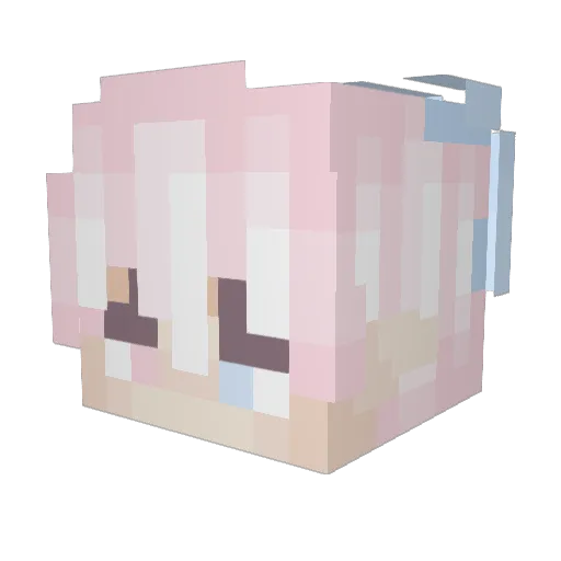 Smurfy006 Minecraft avatar head, 3D render