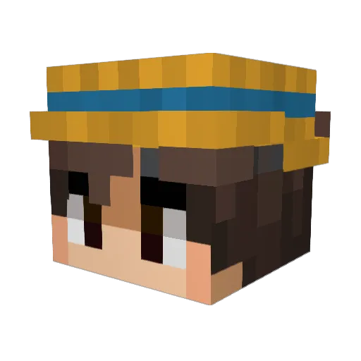 Smurkle_Durkle Minecraft avatar head, 3D render
