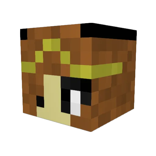 Smurph2400 Minecraft avatar head, 3D render