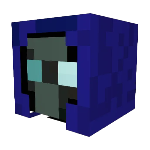 Smuruel Minecraft avatar head, 3D render