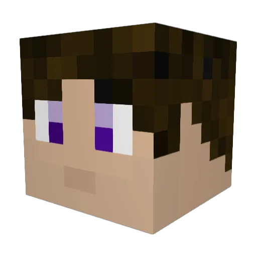 Smwad710 Minecraft avatar head, 3D render
