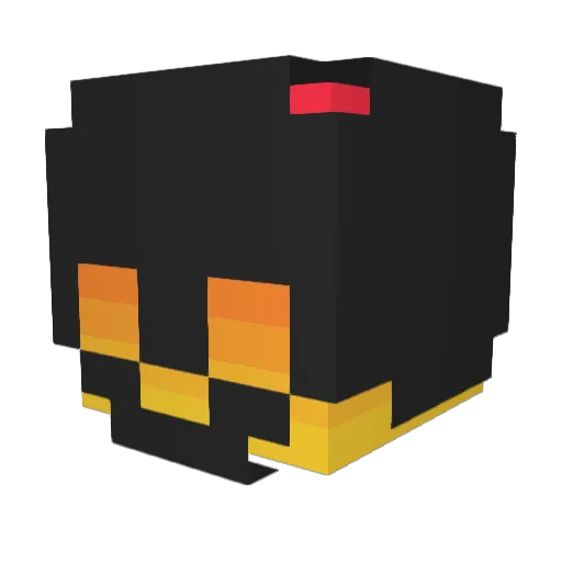 Smxrff Minecraft avatar head, 3D render