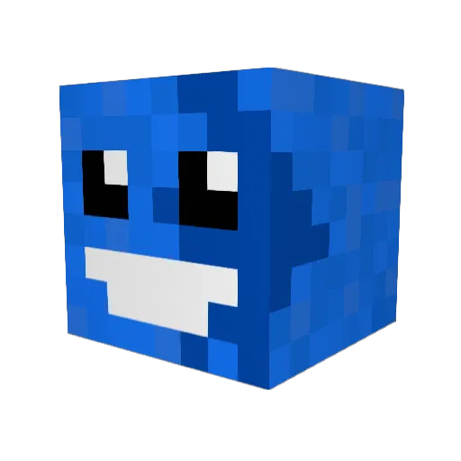 Smy7 Minecraft avatar head, 3D render