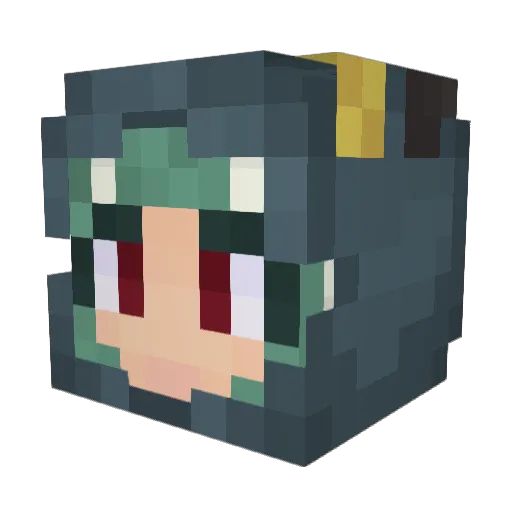 SmychPNJ Minecraft avatar head, 3D render