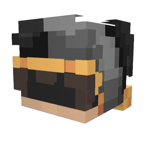 Smylix_ Minecraft avatar head, 3D render