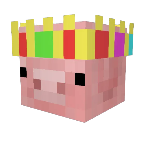 SmytheRowe Minecraft avatar head, 3D render
