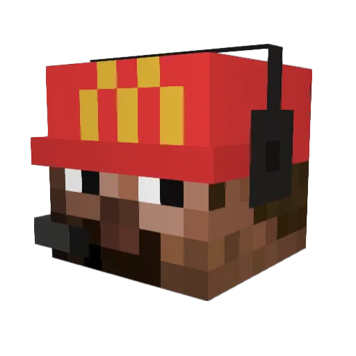 Sn0rkyyHUN Minecraft avatar head, 3D render