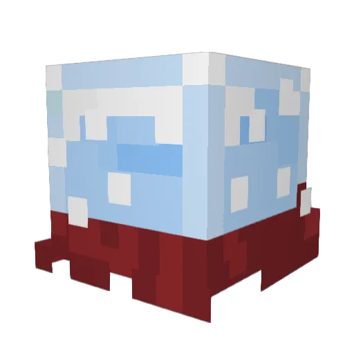 Sn0wGl0b3 Minecraft avatar head, 3D render