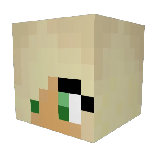 Sn0wbunnv Minecraft avatar head, 3D render