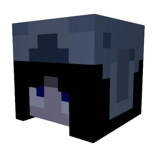 Sn0wy_B0ss Minecraft avatar head, 3D render