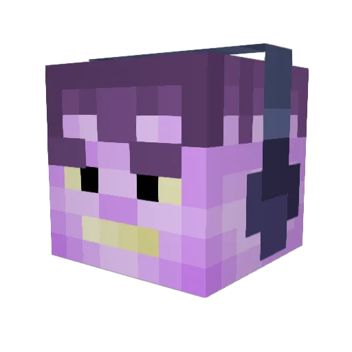 Sn1per1 Minecraft avatar head, 3D render