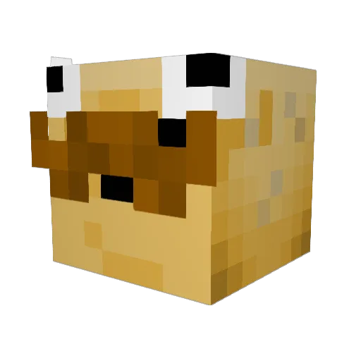 Sn3akyP0TAT0 Minecraft avatar head, 3D render