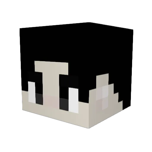 SnSilent Minecraft avatar head, 3D render