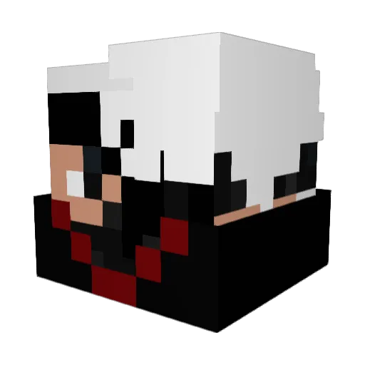 Snaatch Minecraft avatar head, 3D render