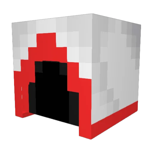 Snabelt Minecraft avatar head, 3D render