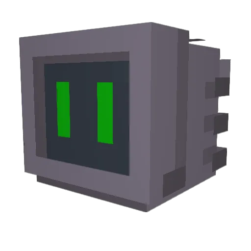 SnaberF Minecraft avatar head, 3D render