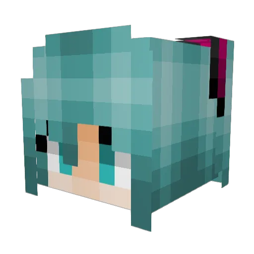 Snagglepuss16 Minecraft avatar head, 3D render