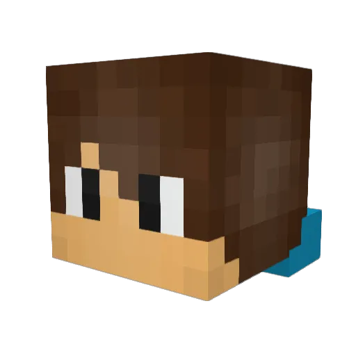 Snaggycoder621 Minecraft avatar head, 3D render
