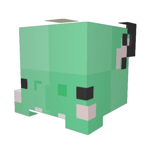 SnailSckAtMC Minecraft avatar head, 3D render