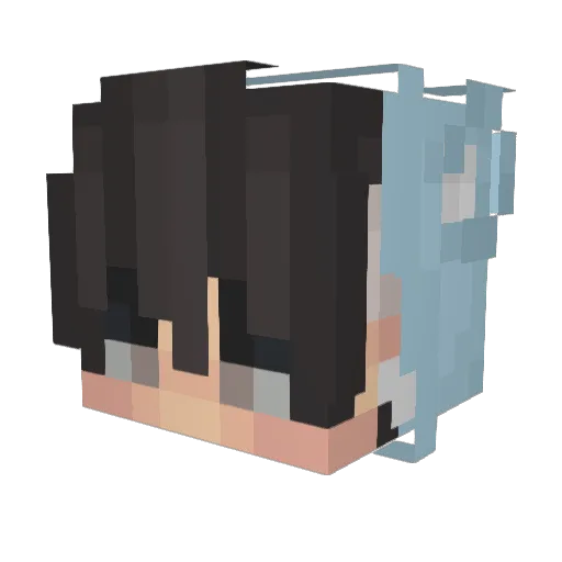 Snail_mail_ Minecraft avatar head, 3D render