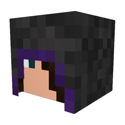 Snaka_br Minecraft avatar head, 3D render
