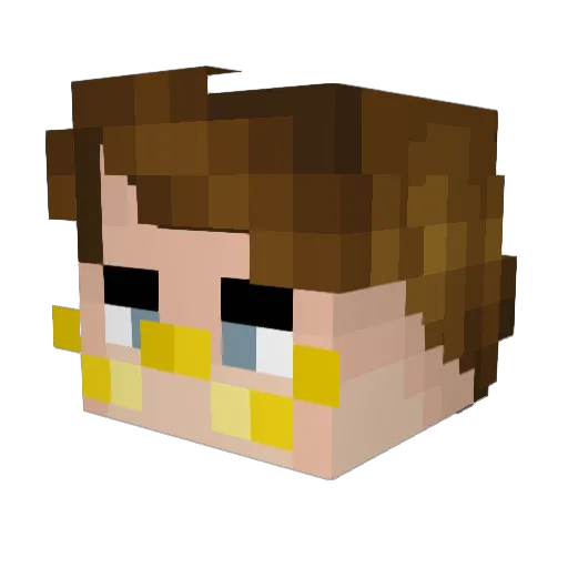 Snake5435 Minecraft avatar head, 3D render