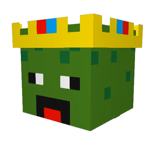 SnakeIGuess Minecraft avatar head, 3D render
