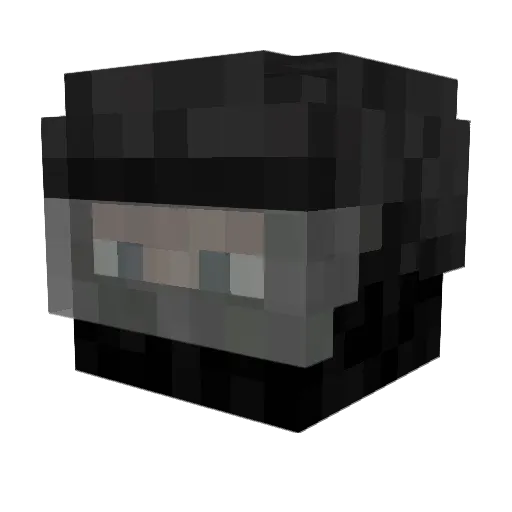 SnakeSpeare_ Minecraft avatar head, 3D render