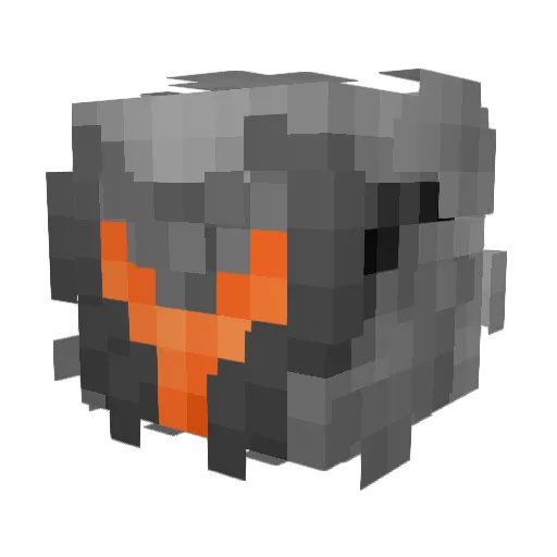SnakeTao Minecraft avatar head, 3D render