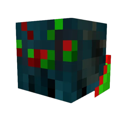 SnakeZapper13 Minecraft avatar head, 3D render