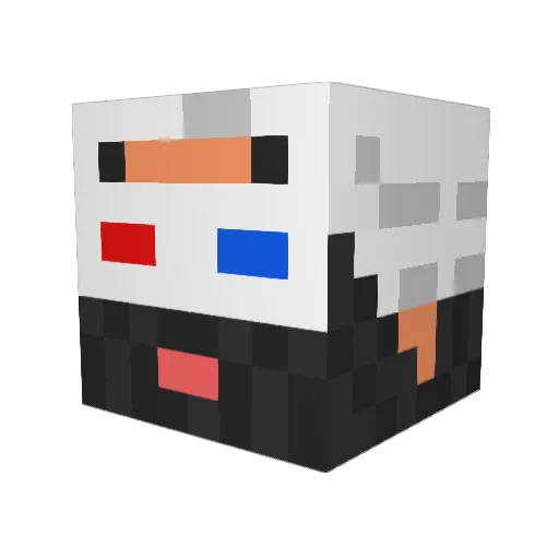 Snake_Squad Minecraft avatar head, 3D render