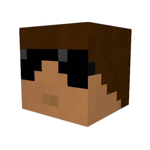 Snakebite23 Minecraft avatar head, 3D render