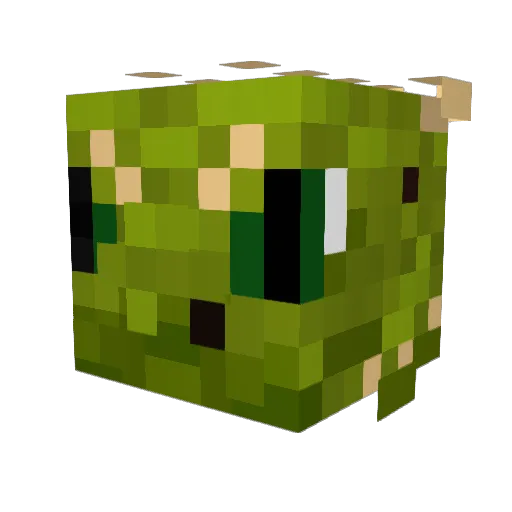 Snakeboss7 Minecraft avatar head, 3D render