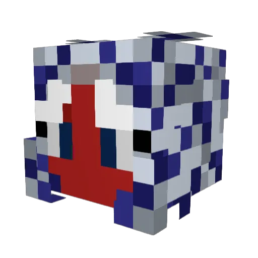 Snakedoc444 Minecraft avatar head, 3D render