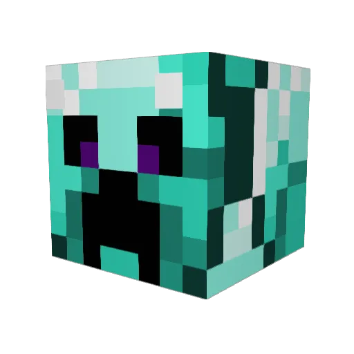 Snakeeyes010 Minecraft avatar head, 3D render