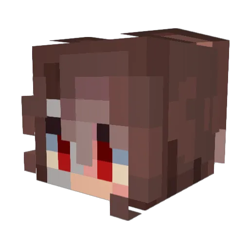 Snakers67 Minecraft avatar head, 3D render
