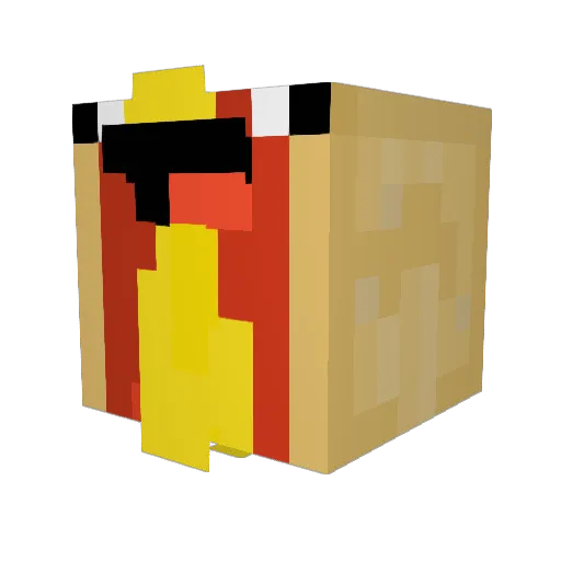 SnaketheJake_159 Minecraft avatar head, 3D render