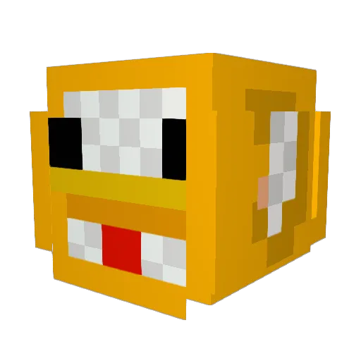 Snakexxxxxx Minecraft avatar head, 3D render