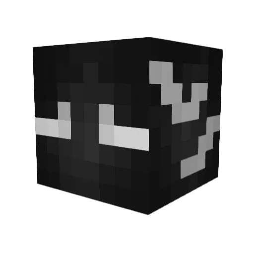 SnakeyCraft Minecraft avatar head, 3D render