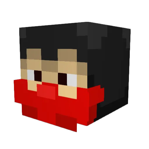 SnakyLionheart Minecraft avatar head, 3D render