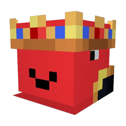 SnapKrakenPop Minecraft avatar head, 3D render