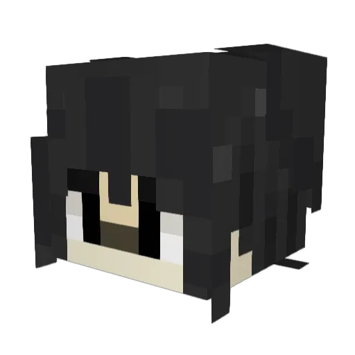 SnapLettuce Minecraft avatar head, 3D render