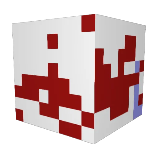 SnapPapMCE Minecraft avatar head, 3D render
