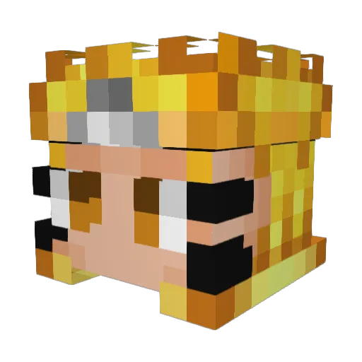 Snapbus3127 Minecraft avatar head, 3D render