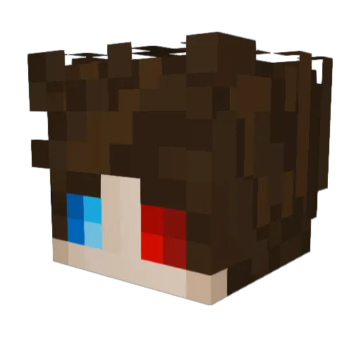 SnapeFound Minecraft avatar head, 3D render