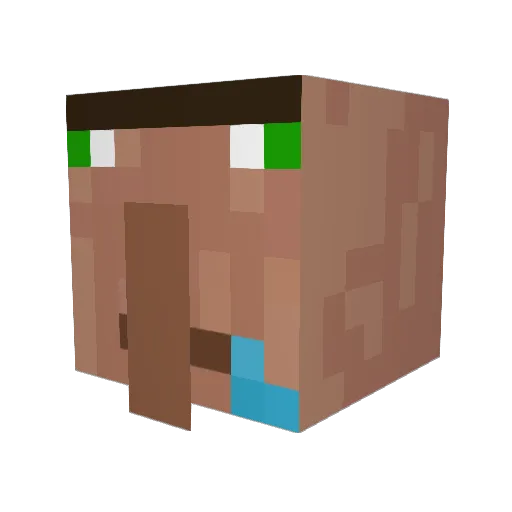 SnappierPlot16 Minecraft avatar head, 3D render