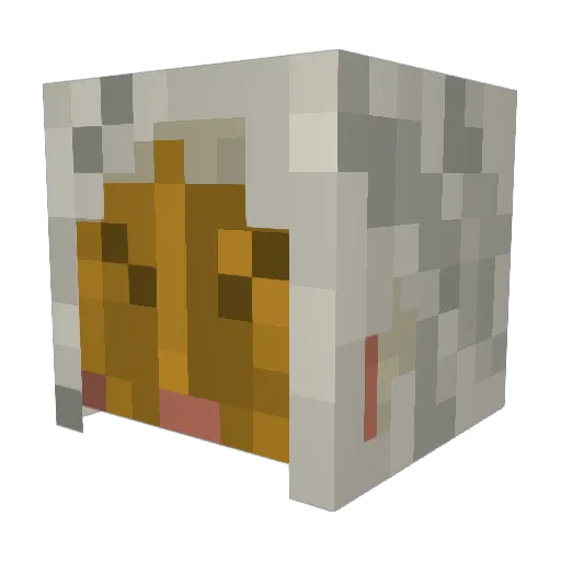 SnappingSpatan Minecraft avatar head, 3D render