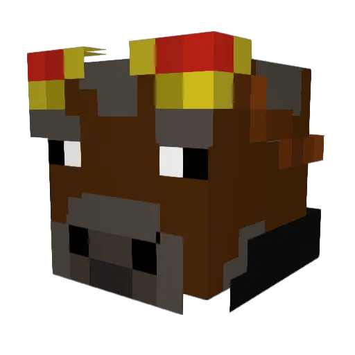 Snapsnapie Minecraft avatar head, 3D render